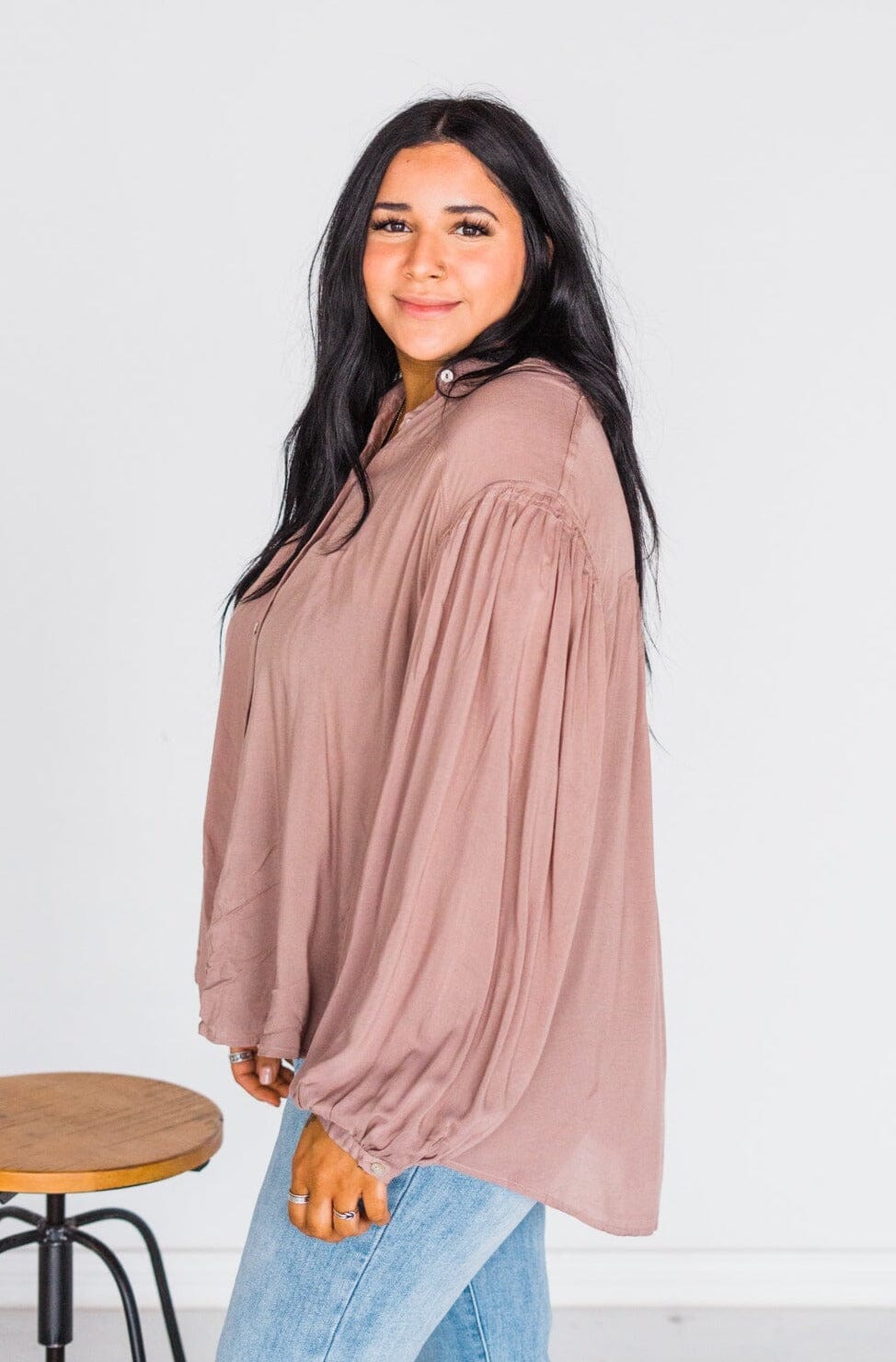 Mauve blouse best sale